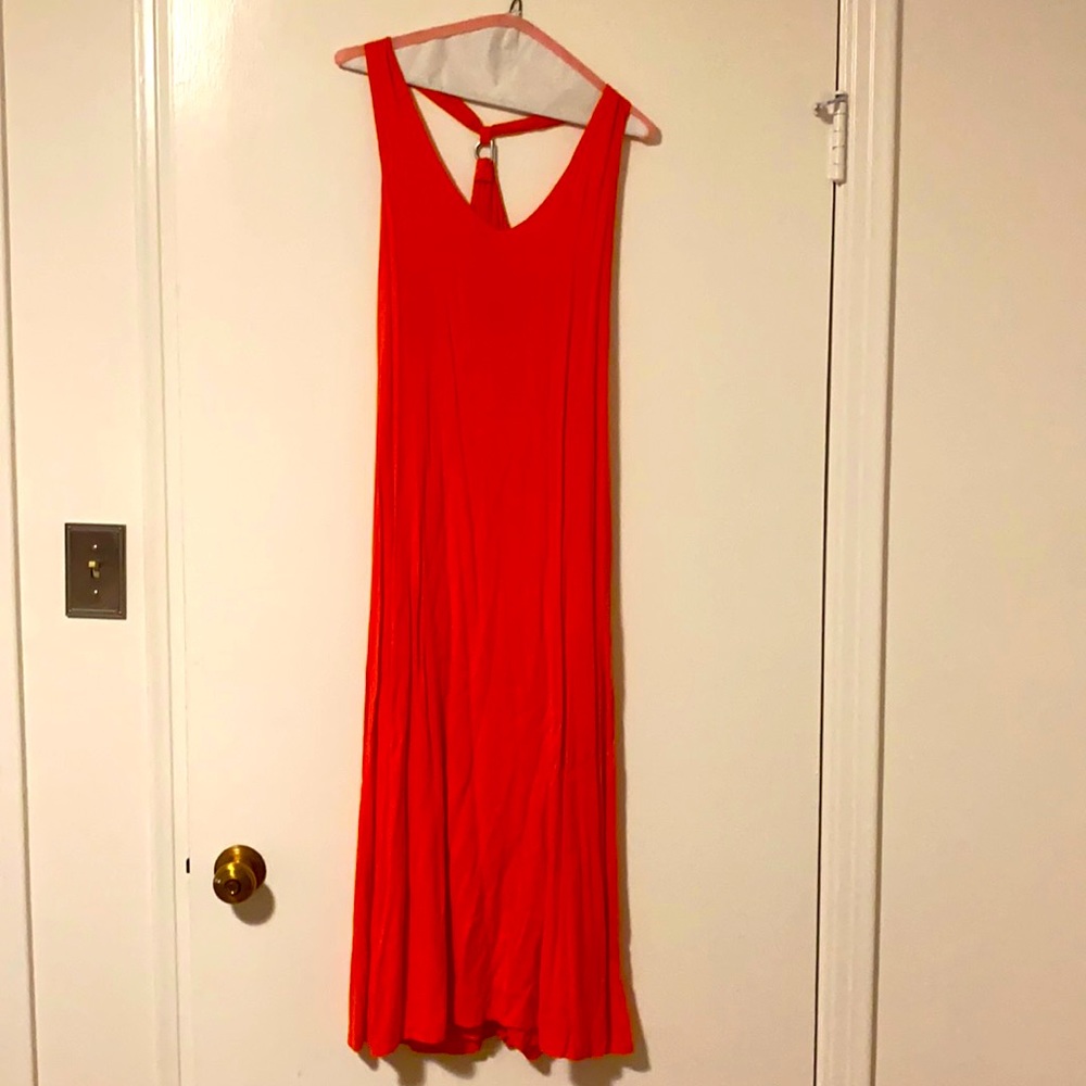 Kenneth Cole summer maxi dress (burnt orange)